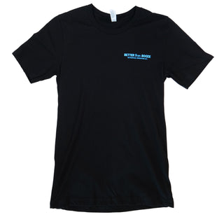 Short Sleeve T-Shirt Better than Booze BBCO Lakeland Blue LOGO